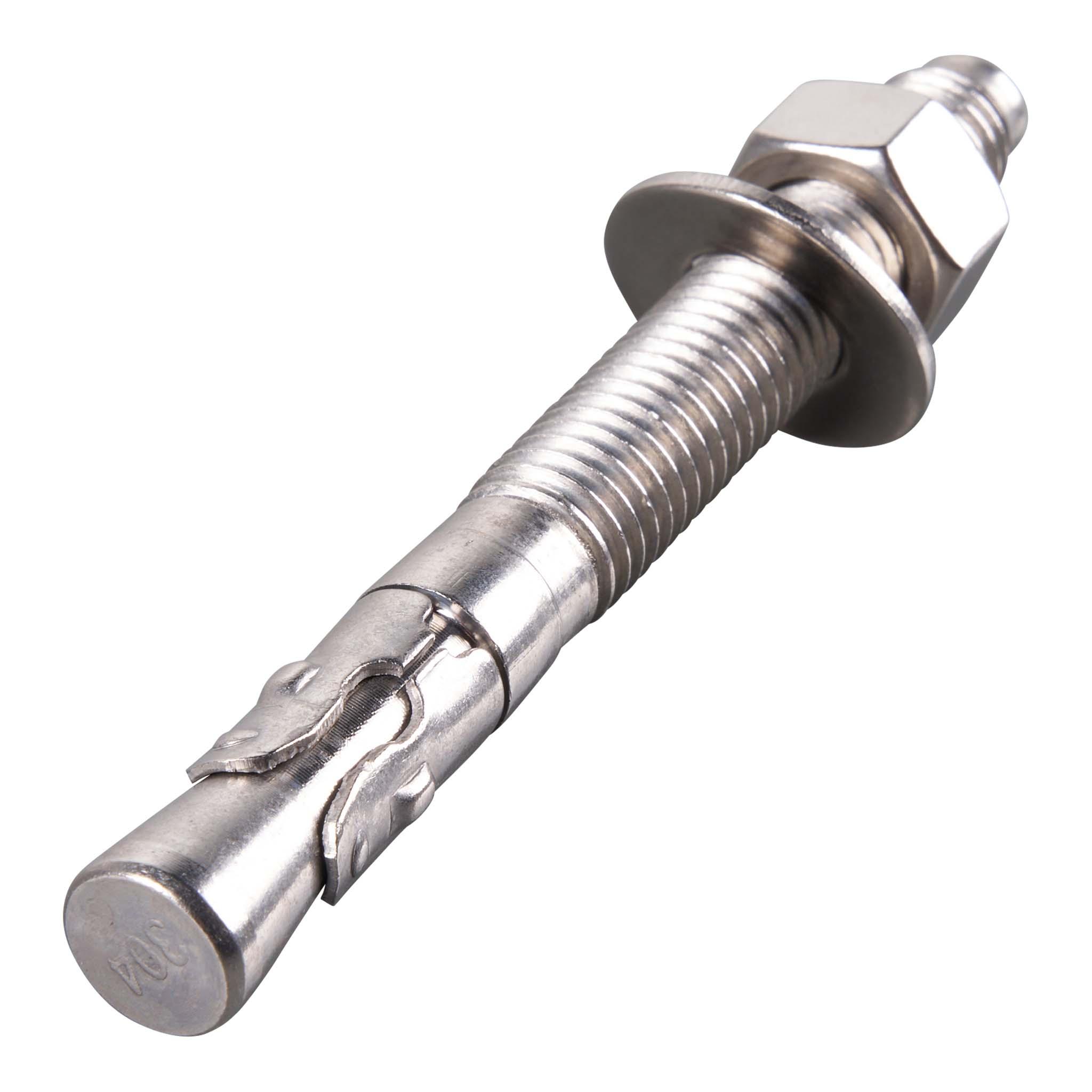 angled view of anchor bolt
